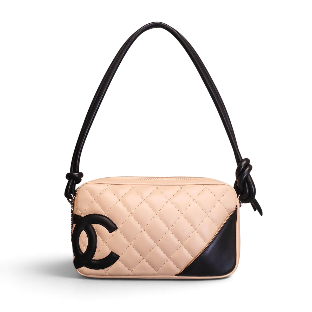 CHANEL BEIGE LIGNE CAMBON POCHETTE