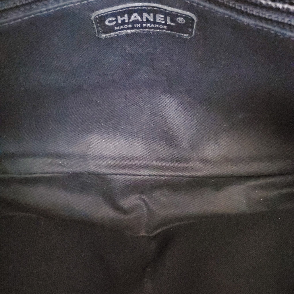 CHANEL BLACK LARGE NATURAL BEAUTY FLAP BAG