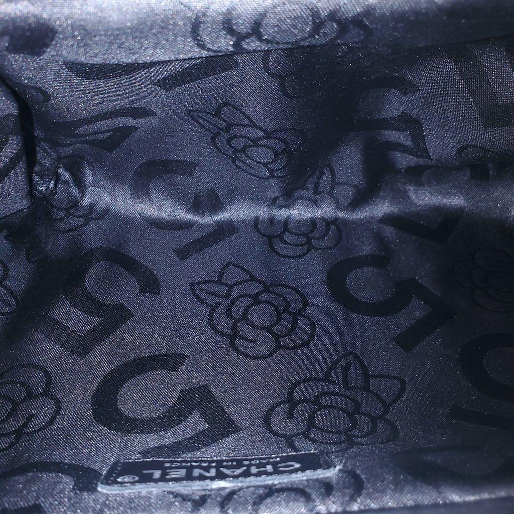 CHANEL BLACK MADEMOISELLE LIGNE CLUTCH