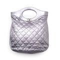 CHANEL CALFSKIN SILVER 31 TOTE