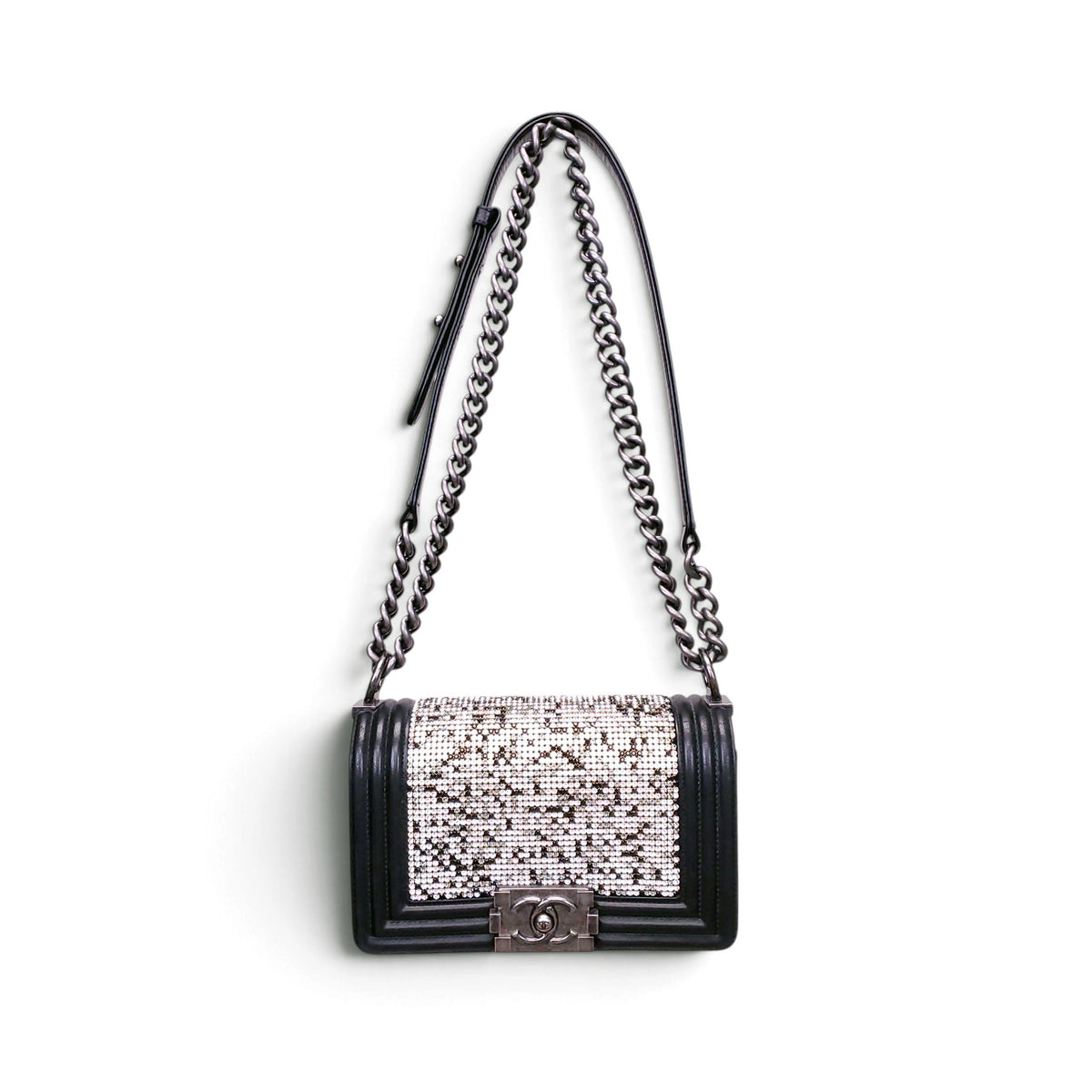 CHANEL CRYSTAL LEBOY BAG