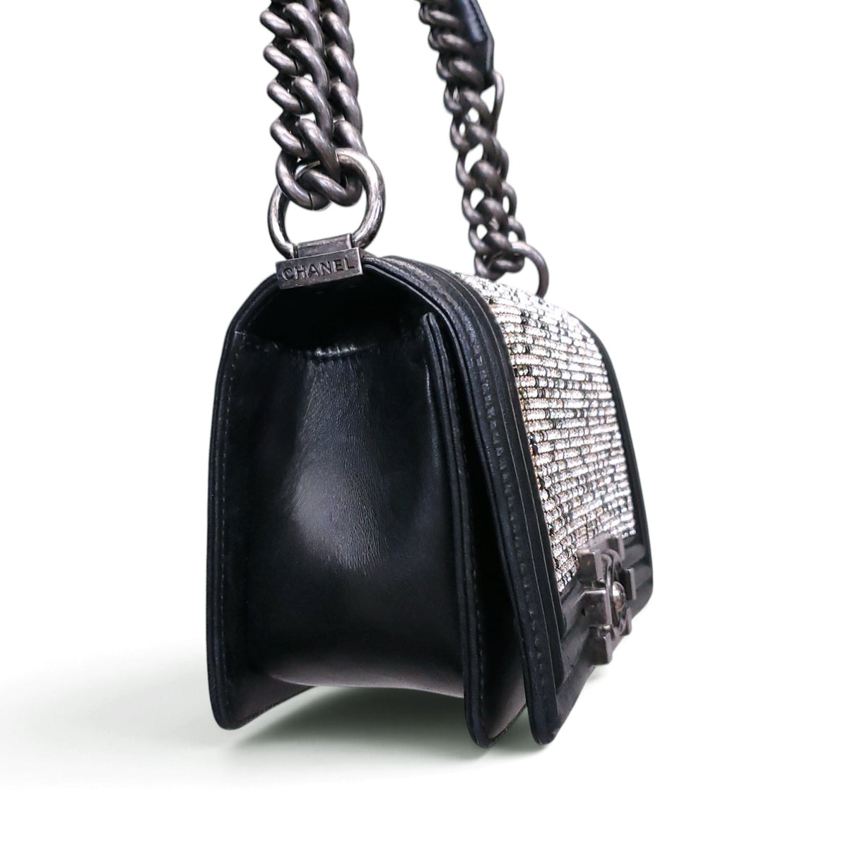 CHANEL CRYSTAL LEBOY BAG