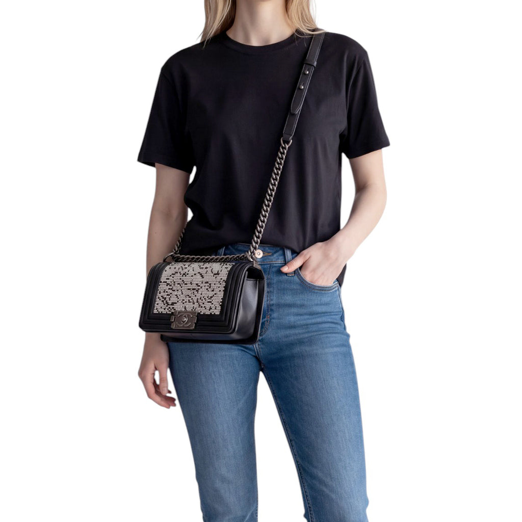 CHANEL CRYSTAL LEBOY BAG