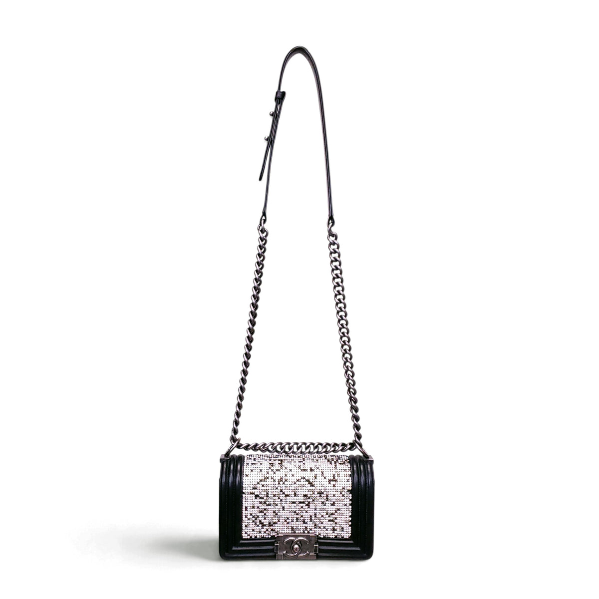 CHANEL CRYSTAL LEBOY BAG