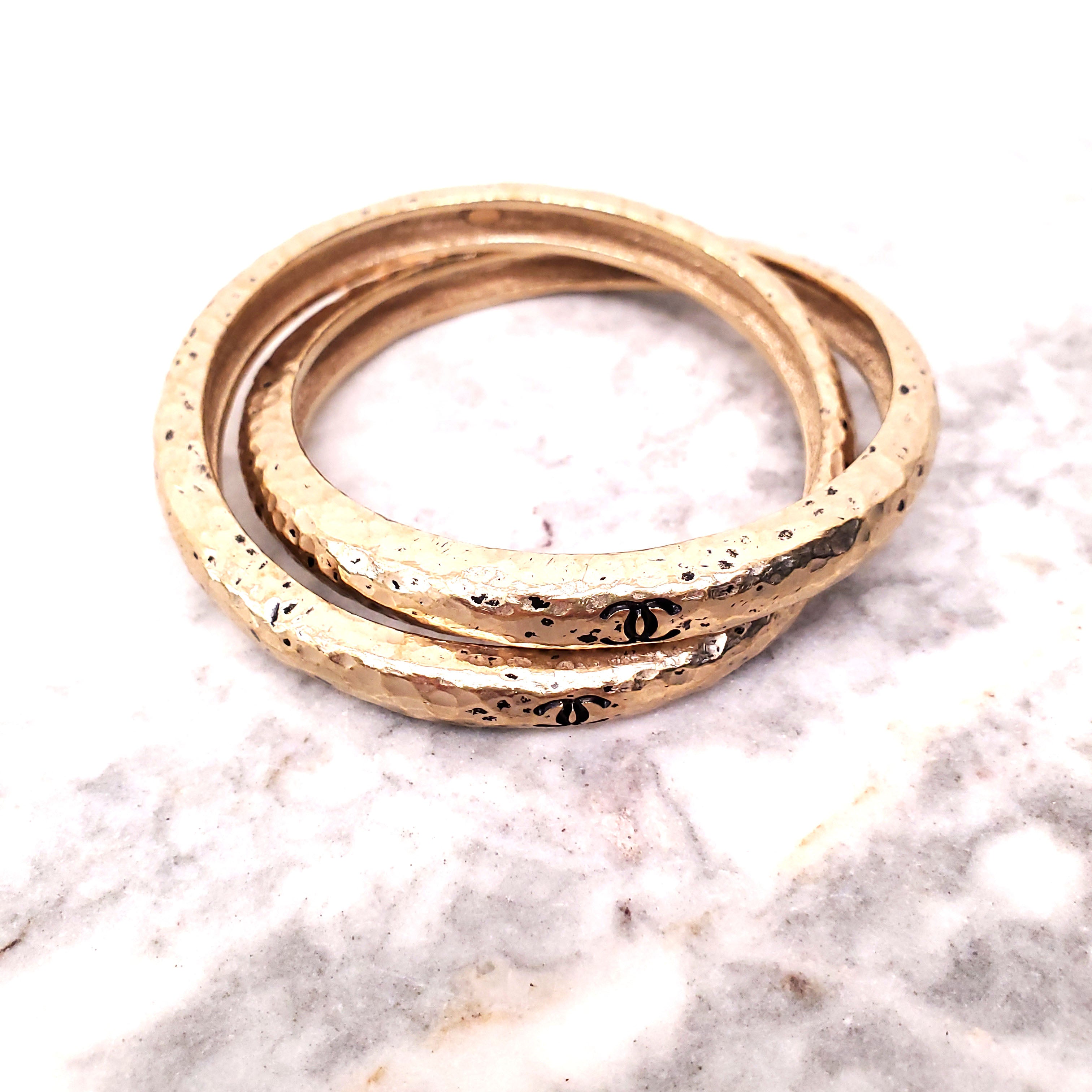 CHANEL MULTI LOGO BANGLE