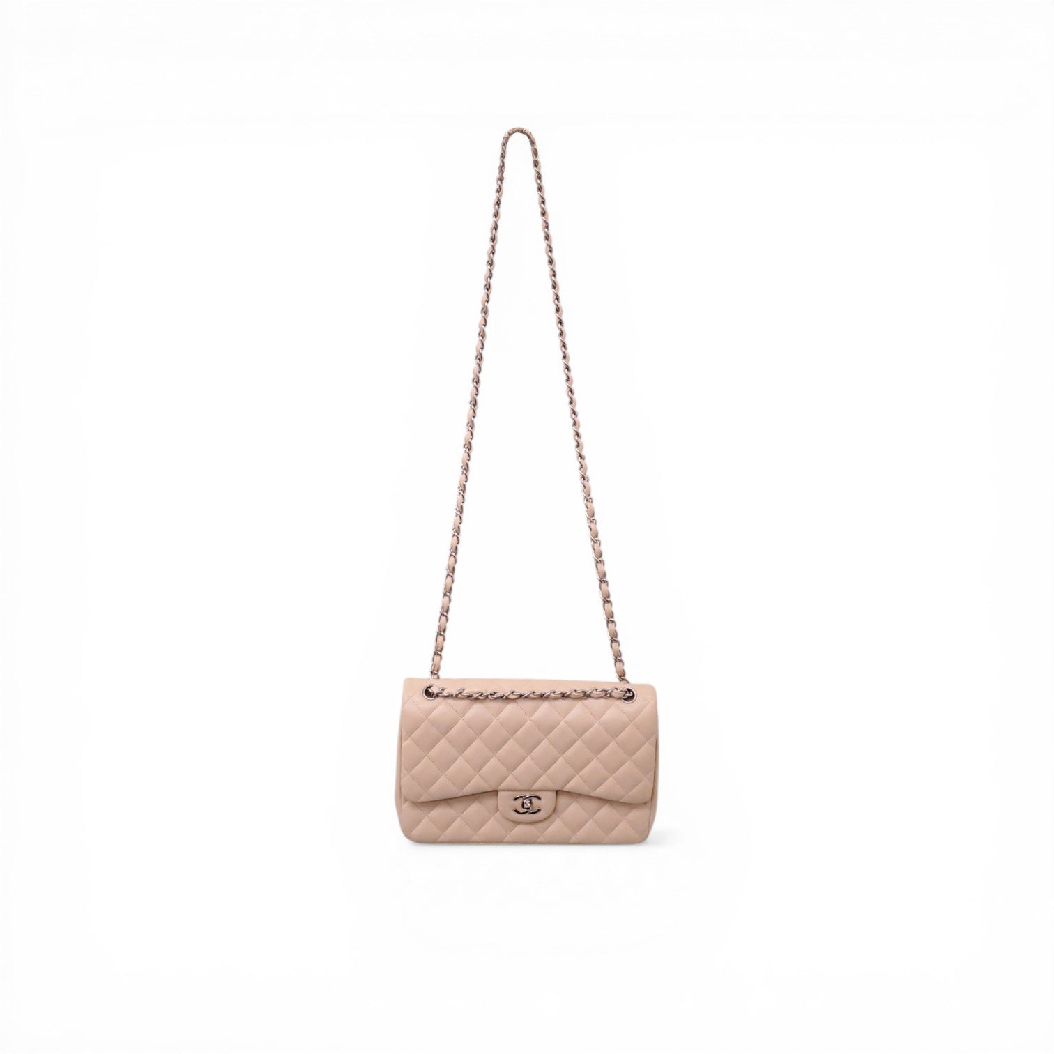 CHANEL NUDE JUMBO FLAP BAG