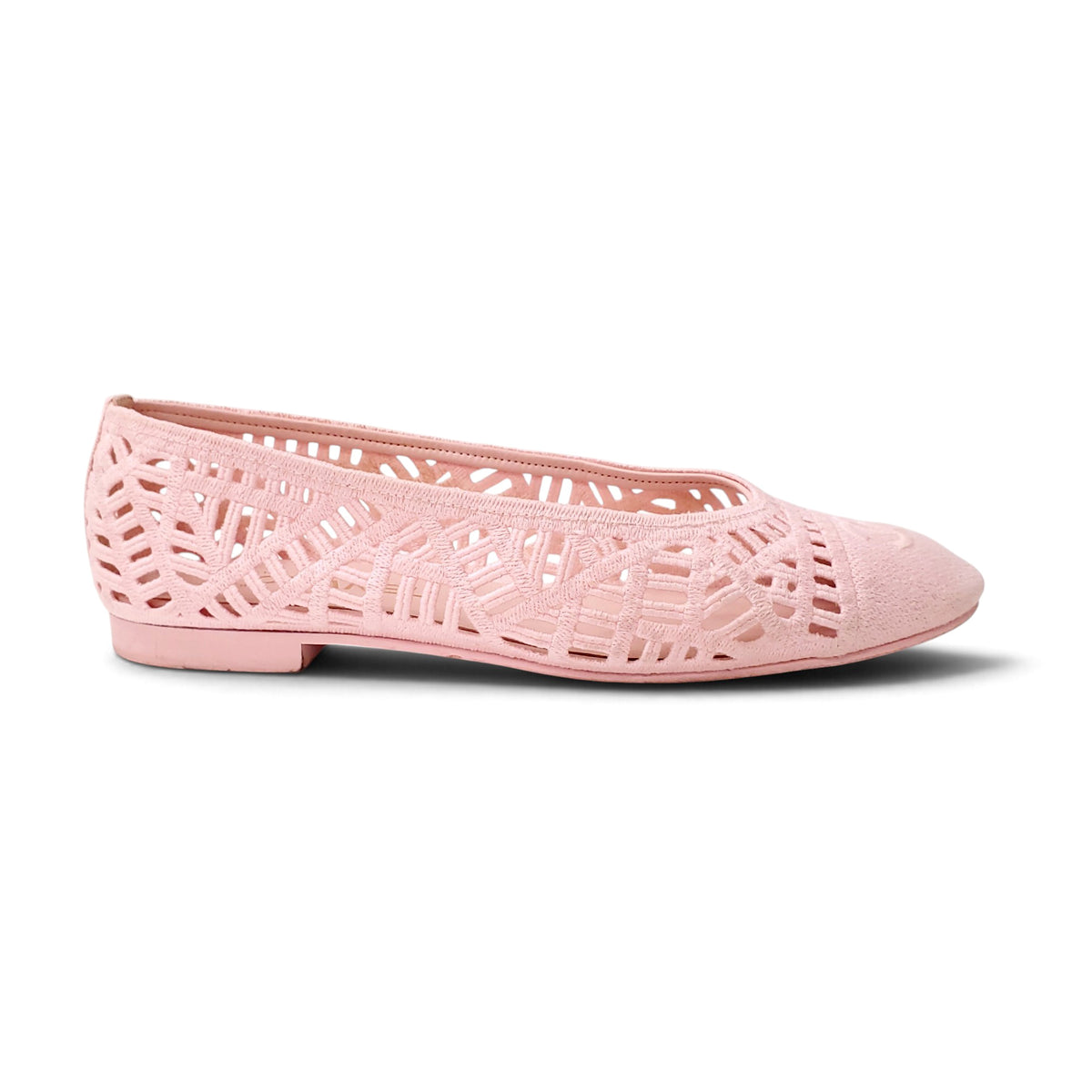 CHANEL 2026 INTERLOCKING CC LOGO BALLET FLATS - SIZE 40