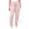 CHANEL PINK KNIT CROCHET TROUSERS - SIZE 36