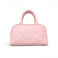 CHANEL PINK SMALL TIMELESS BOWLER BAG