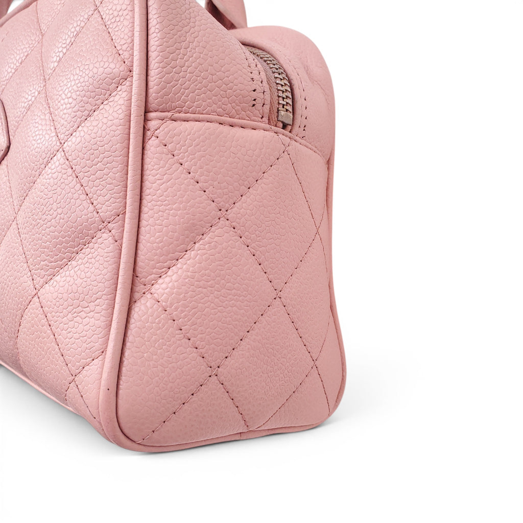 CHANEL PINK SMALL TIMELESS BOWLER BAG