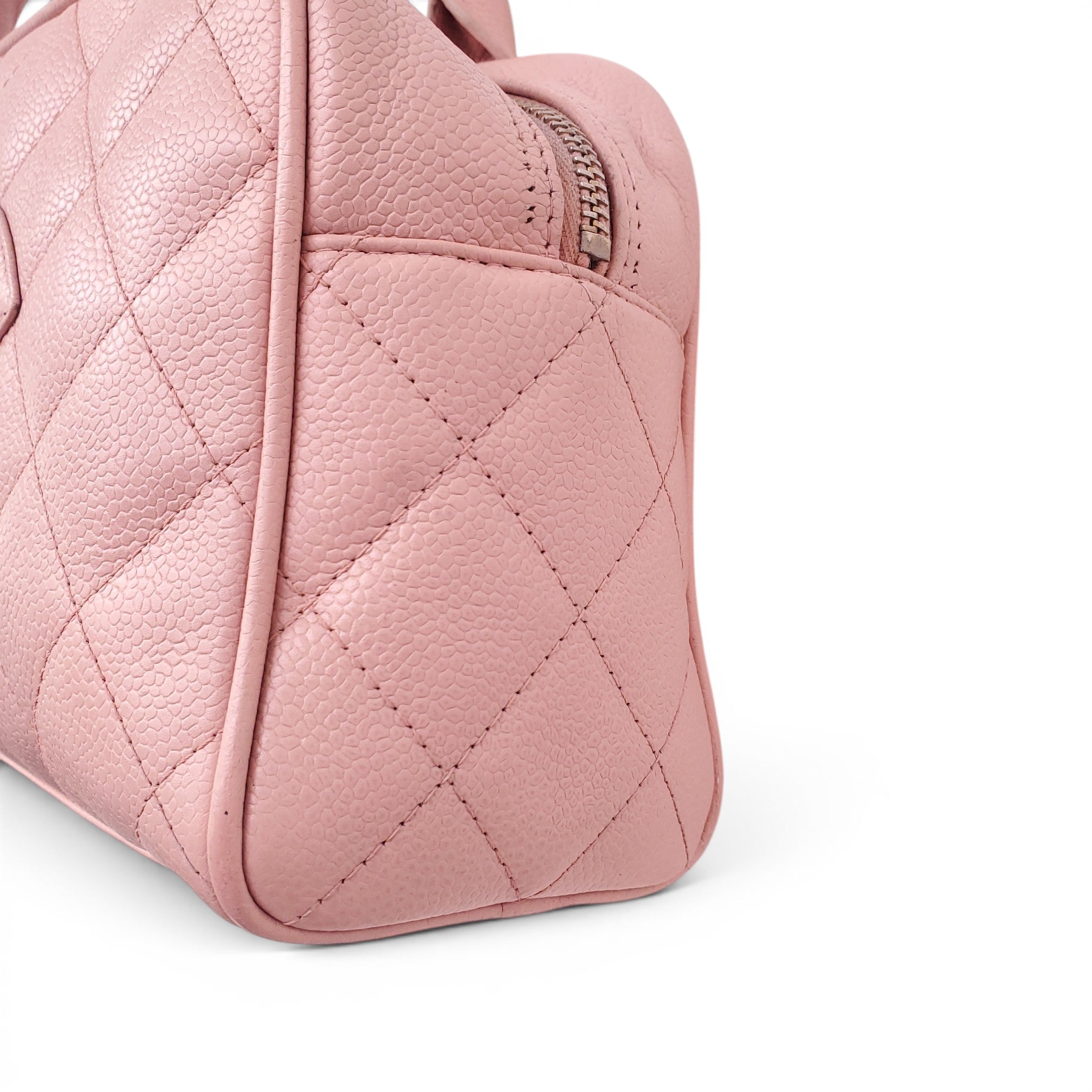 CHANEL PINK SMALL TIMELESS BOWLER BAG