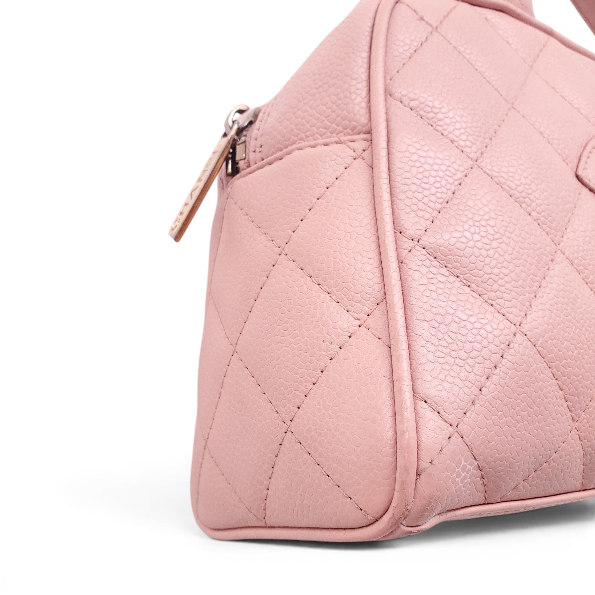 CHANEL PINK SMALL TIMELESS BOWLER BAG
