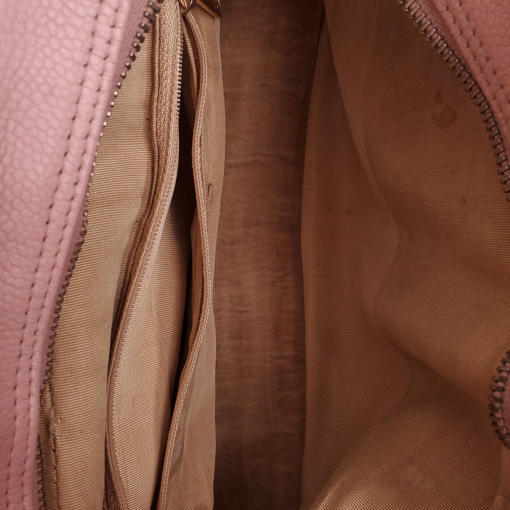 CHANEL PINK SMALL TIMELESS BOWLER BAG