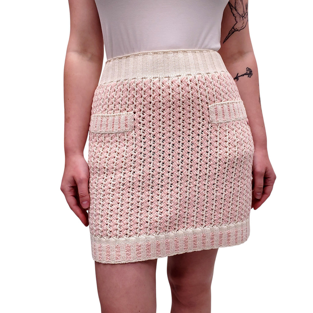 CHANEL WRAP CARDIGAN 2-PIECE SET - SIZE 36