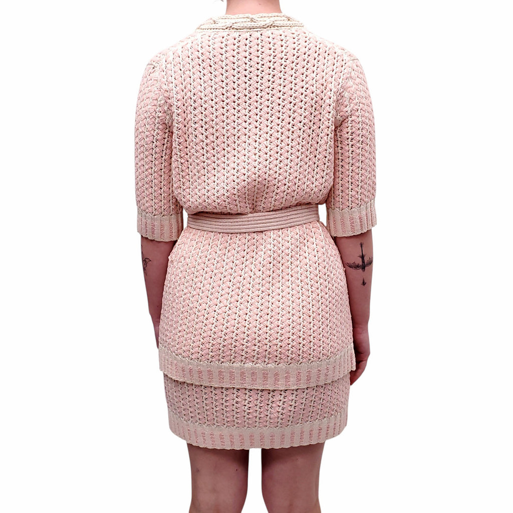 CHANEL WRAP CARDIGAN 2-PIECE SET - SIZE 36