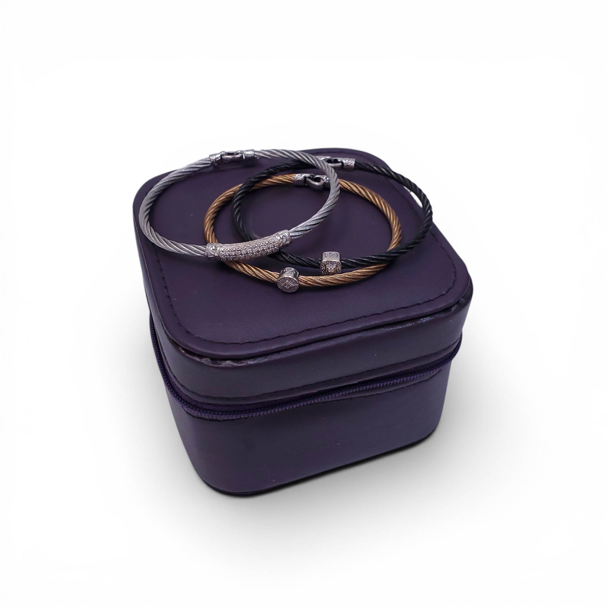 CHARRIOL ROPE DIAMOND BRACELETS