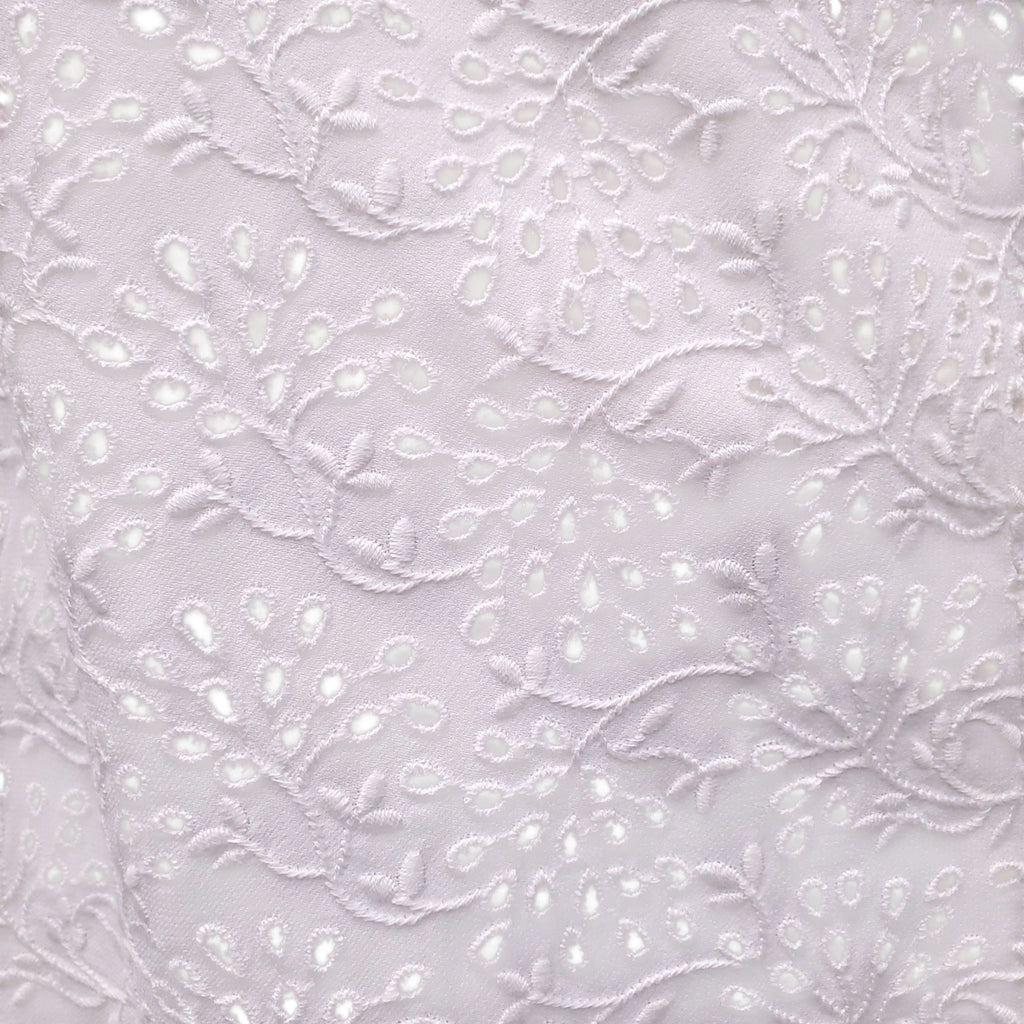 CHLOÉ WHITE  EYELET DRESS - SIZE 38