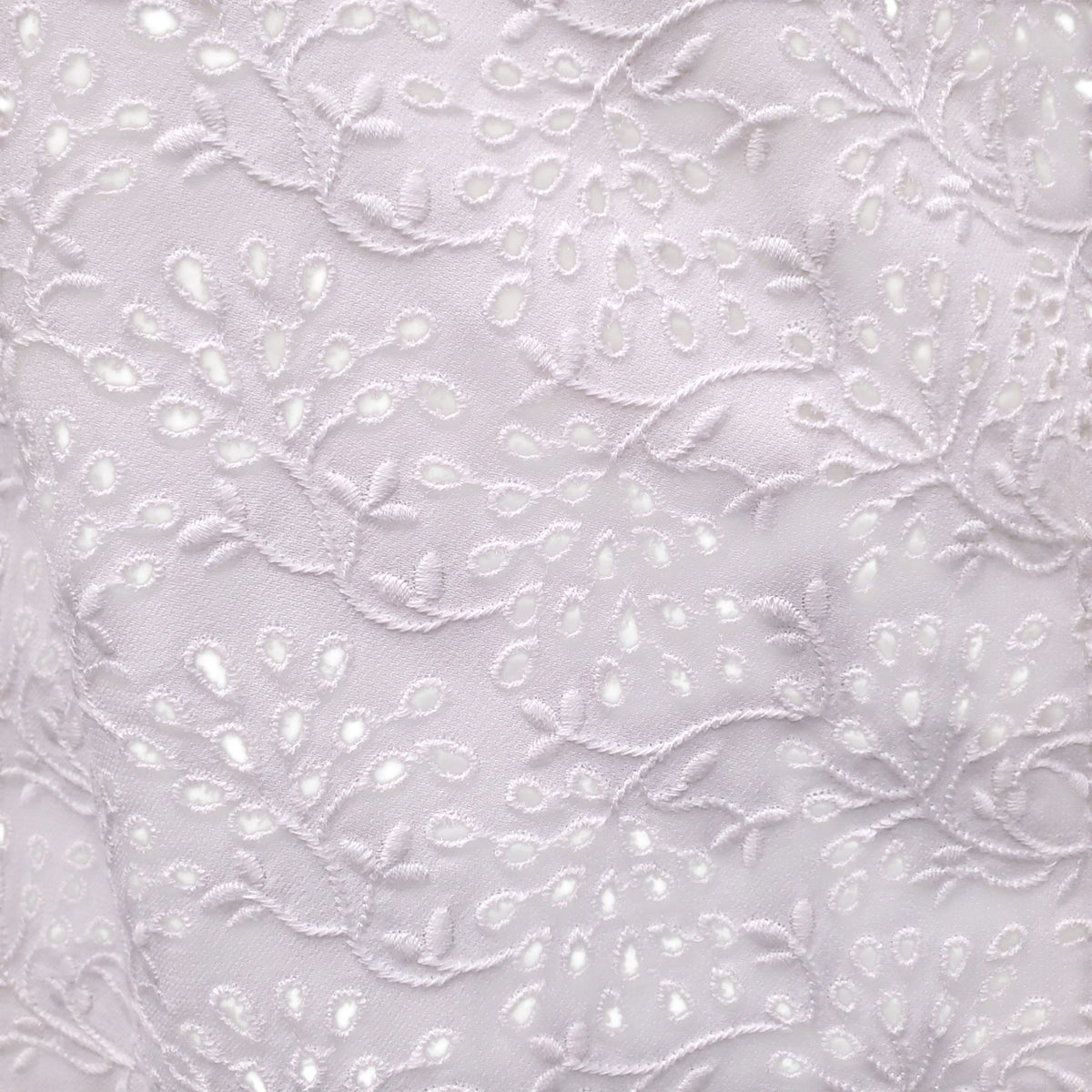 CHLOÉ WHITE  EYELET DRESS - SIZE 38