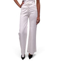 CHLOÉ  WHITE JEANS WITH CORSET DETAIL - SIZE 38
