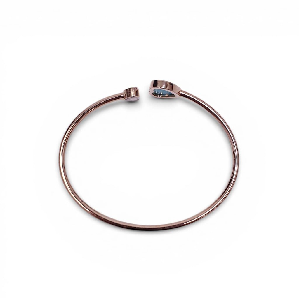 CHOPARD 18K ROSE GOLD AND DIAMOND HAPPY HEARTS CUFF