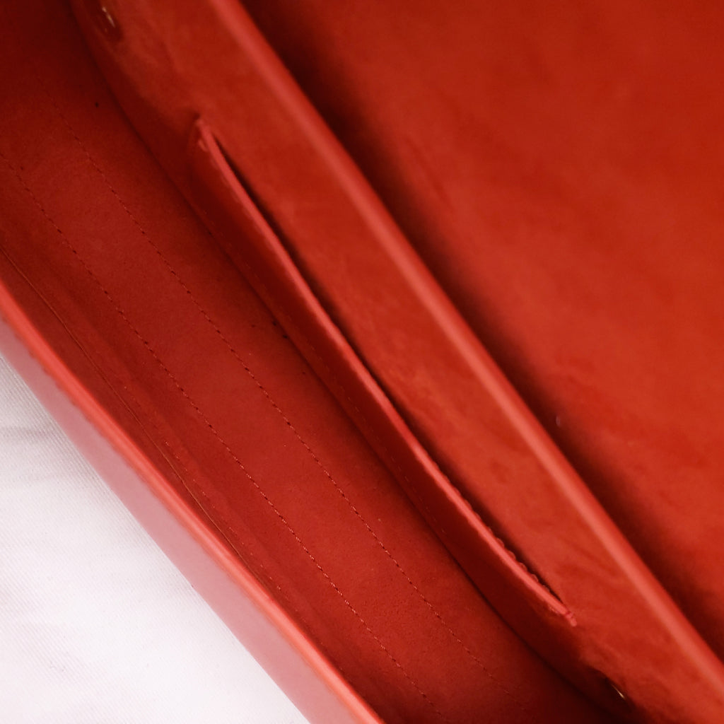 CHRISTIAN DIOR 2022 ORANGE 'BOBBY EAST-WEST' BAG