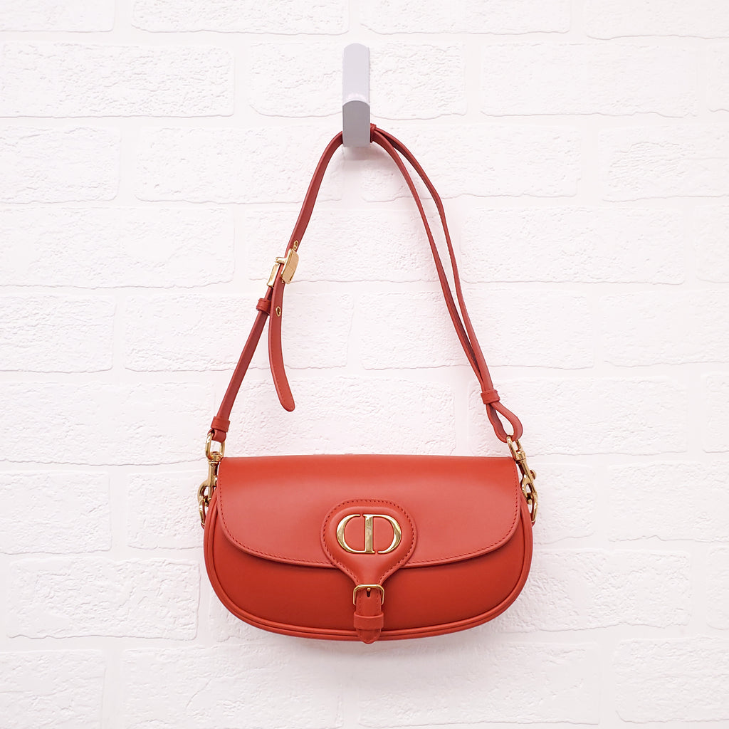 CHRISTIAN DIOR 2022 ORANGE 'BOBBY EAST-WEST' BAG