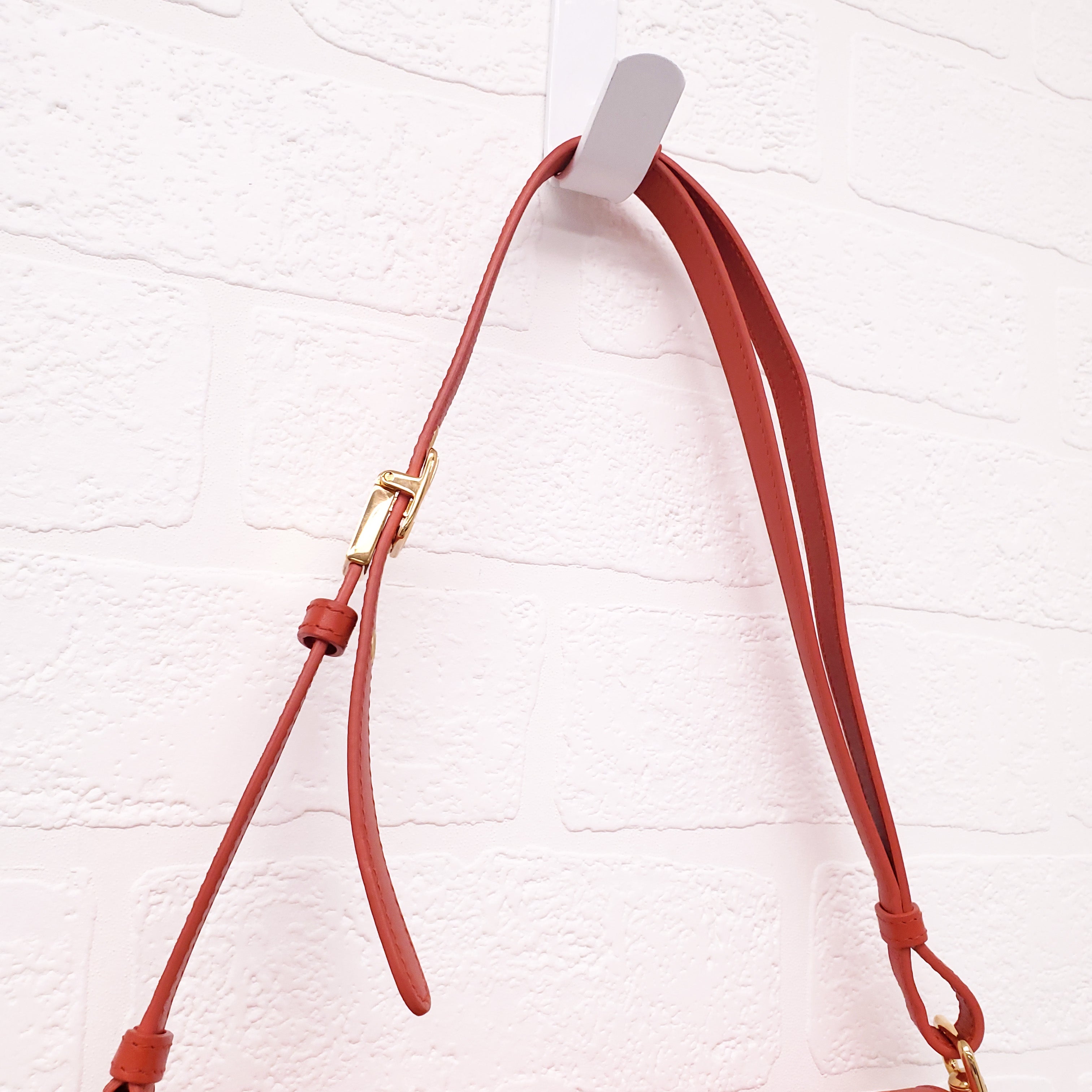 CHRISTIAN DIOR 2022 ORANGE 'BOBBY EAST-WEST' BAG