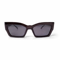 CHRISTIAN DIOR BLACK AND SILVER CATEYE SUNGLASSES