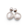 CHRISTIAN DIOR DOUBLE PEARL EARRINGS