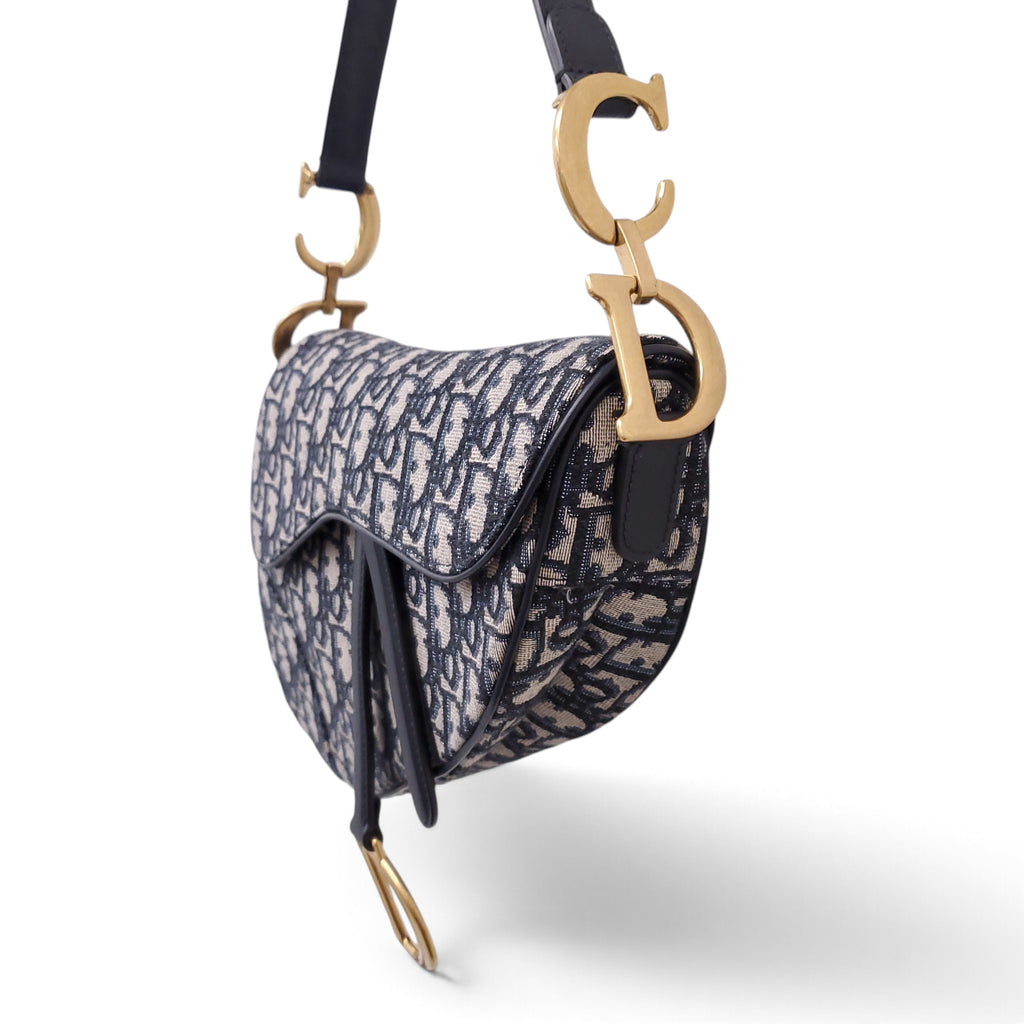CHRISTIAN DIOR OBLIQUE SADDLE BAG