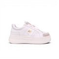 CHRISTIAN DIOR WHITE PLATFORM SNEAKERS - SIZE 37.5