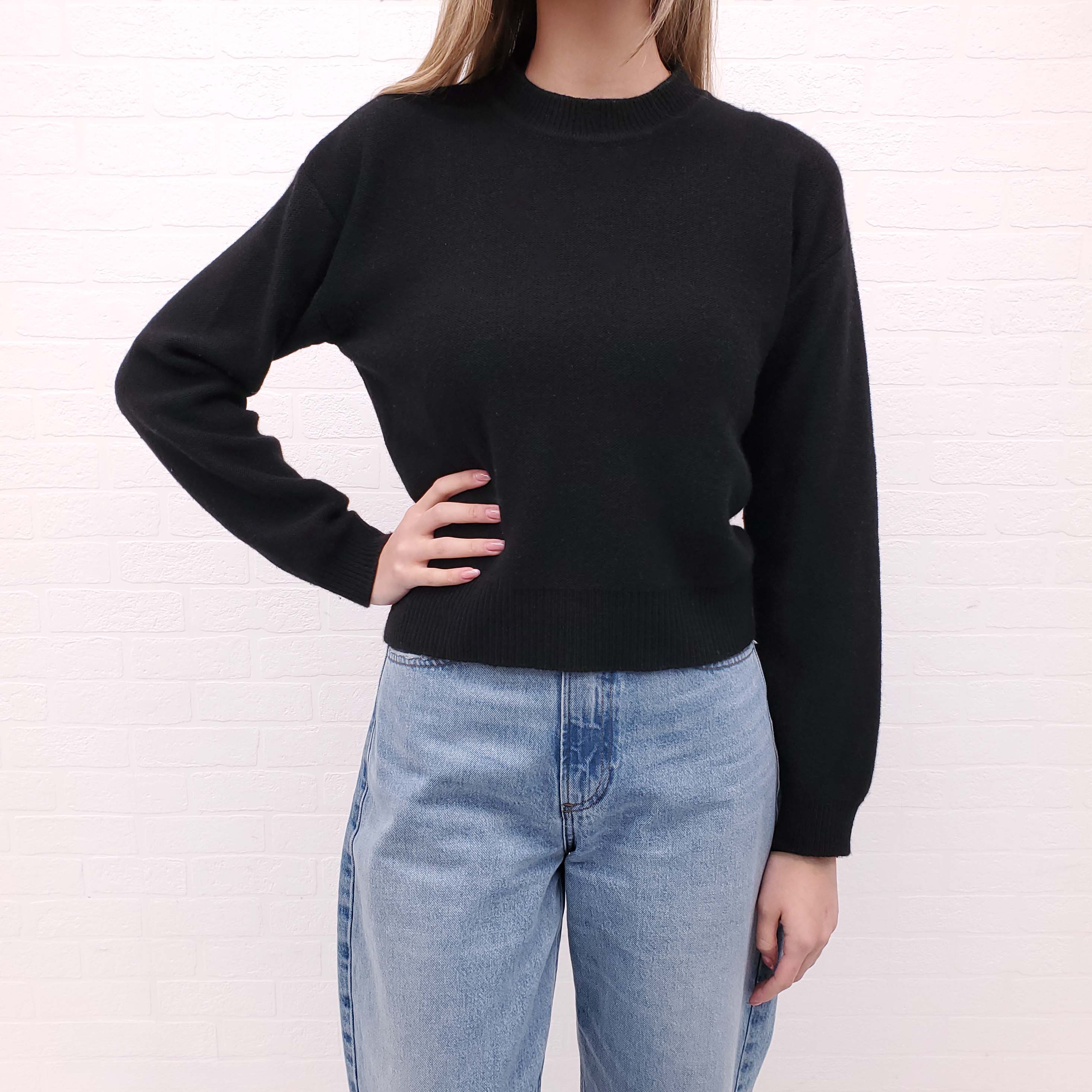 CHRISTIAN DIOR ‘J’ADIOR’ CASHMERE SWEATER - SIZE 2