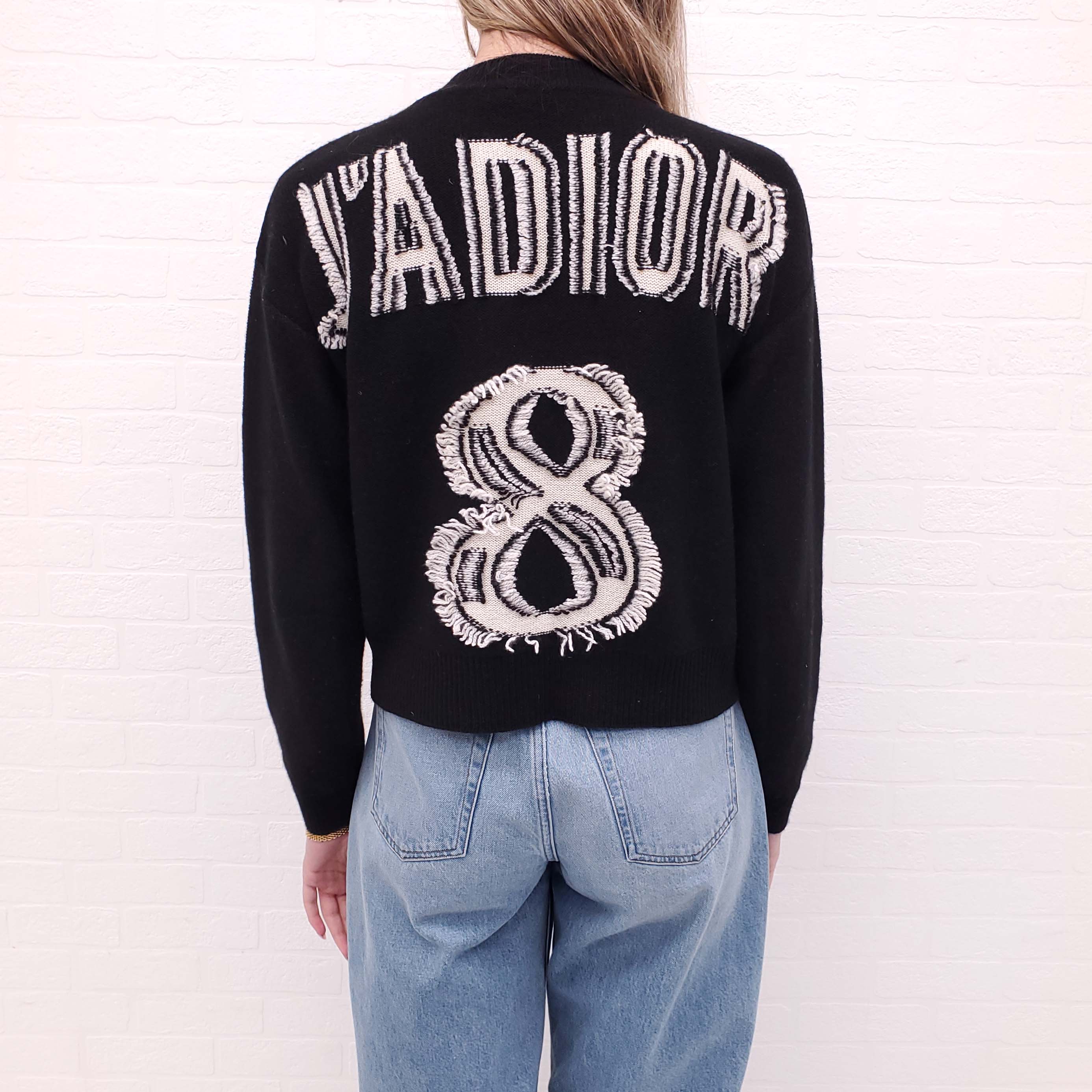 CHRISTIAN DIOR ‘J’ADIOR’ CASHMERE SWEATER - SIZE 2