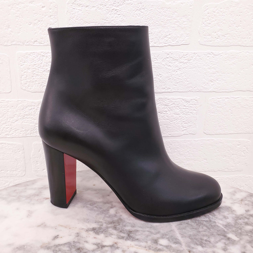 CHRISTIAN LOUBOUTIN BLACK BOOTIES - SIZE 36