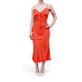 CIAO LUCIA RED SLIP DRESS - SIZE M