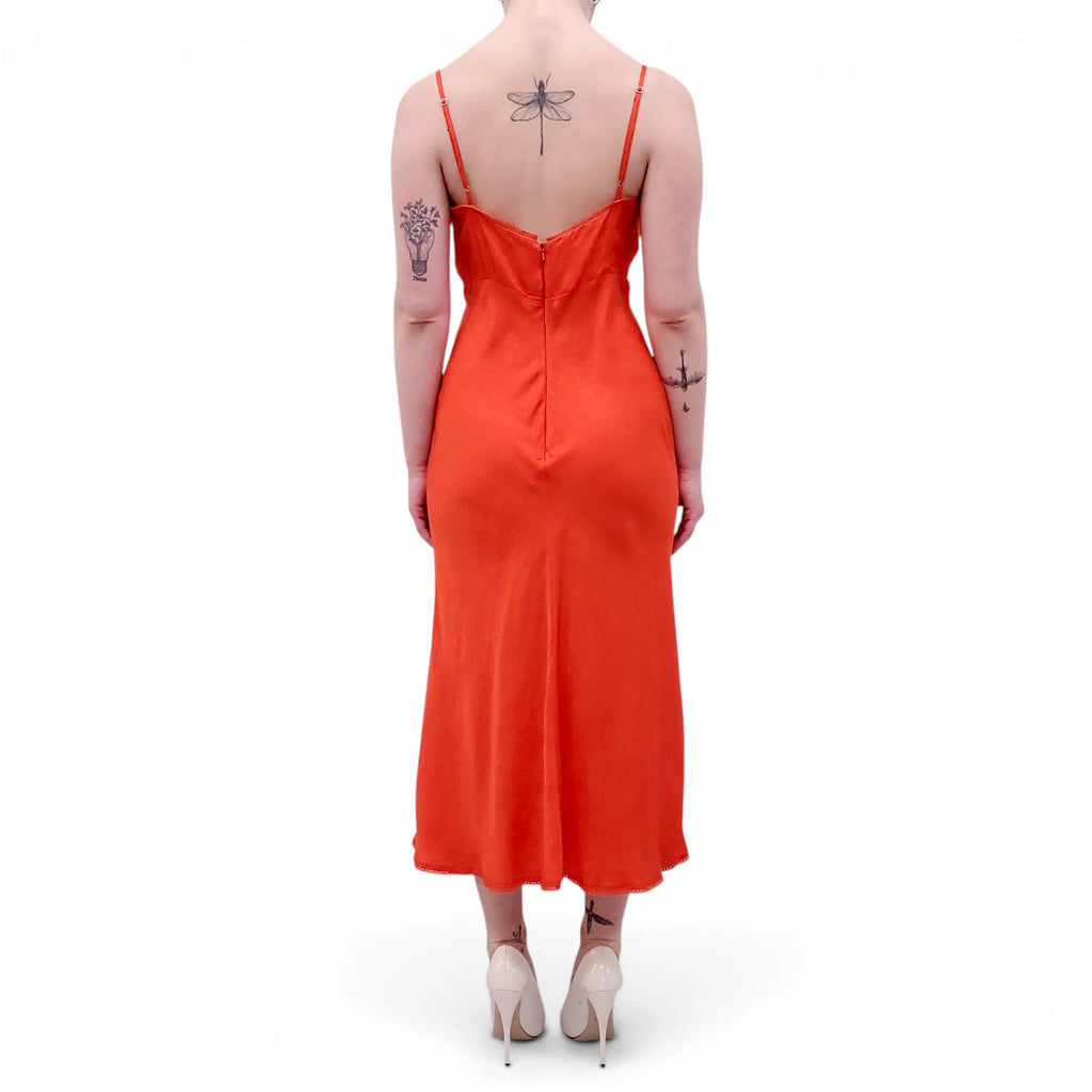 CIAO LUCIA RED SLIP DRESS - SIZE M