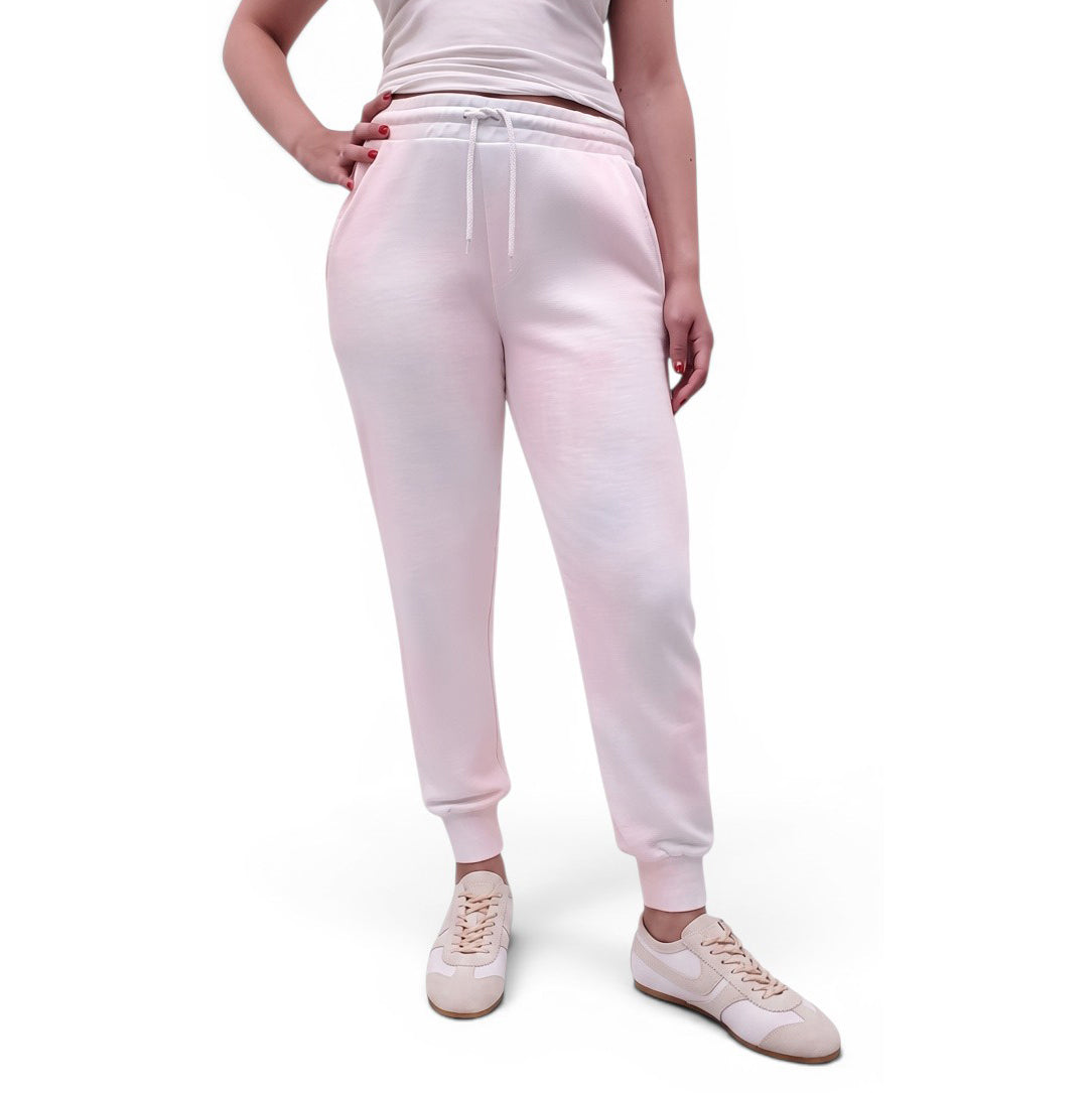 CURRENT/ELLIOTT WHITE WATERCOLOUR SWEATPANTS - SIZE 1 (S)