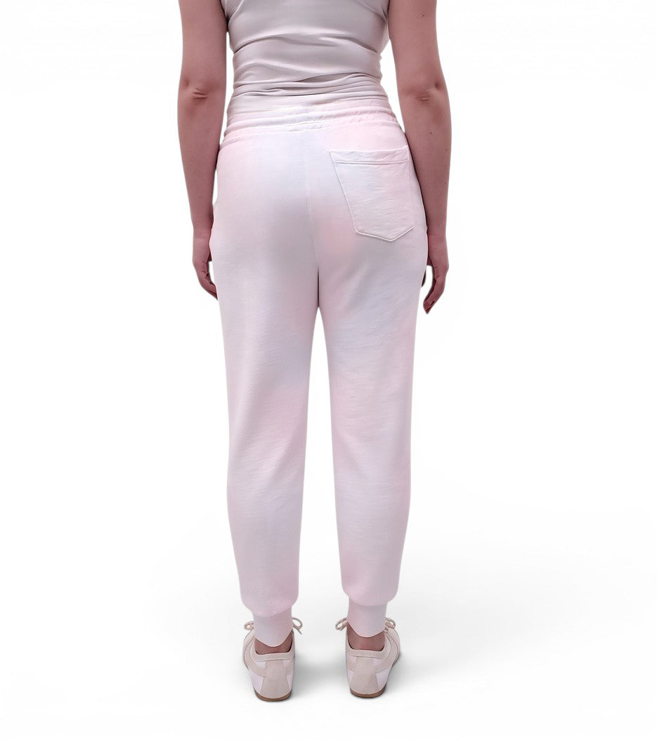 CURRENT/ELLIOTT WHITE WATERCOLOUR SWEATPANTS - SIZE 1 (S)
