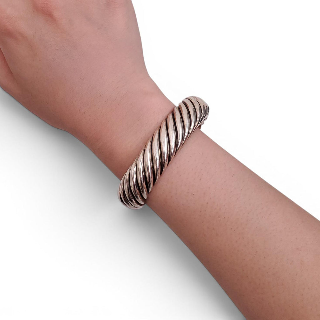 DAVID YURMAN TWO-TONE CUFF BRACELET