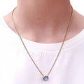 DEAN DAVIDSON SIGNATURE MIDI KNOCKOUT PENDANT NECKLACE WITH GEMSTONE