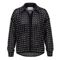 DES PHEMMES CRYSTAL CROCHET JACKET TOP - SIZE 44