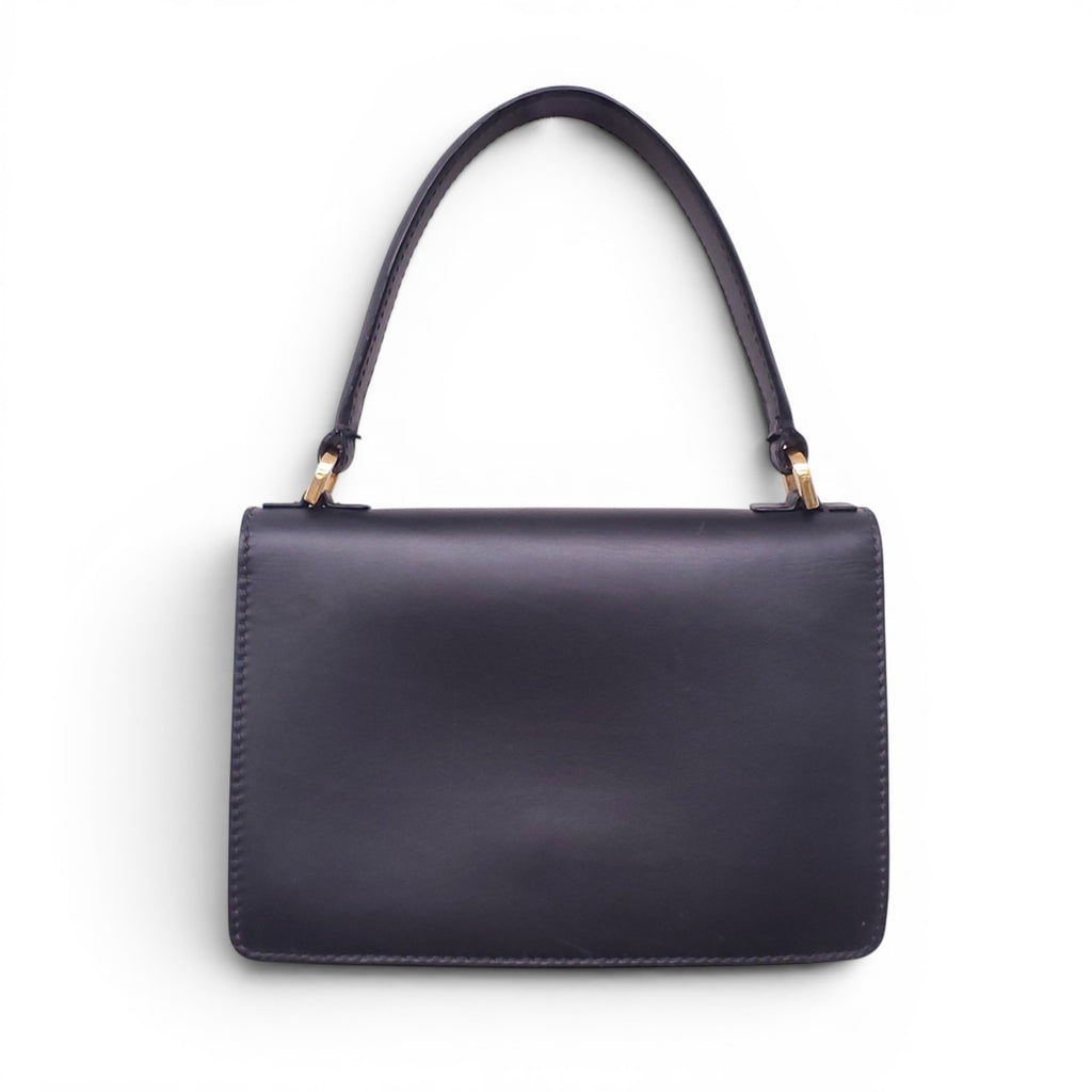 DIOR BLACK LOGO SHOULDER BAG