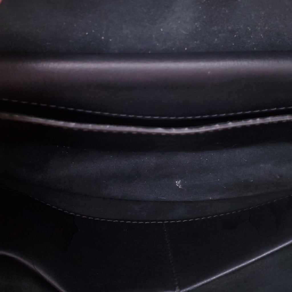 DIOR BLACK LOGO SHOULDER BAG