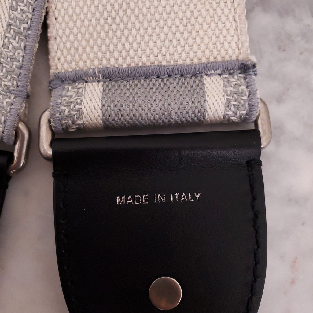 DIOR GREY LOGO PURSE STRAP
