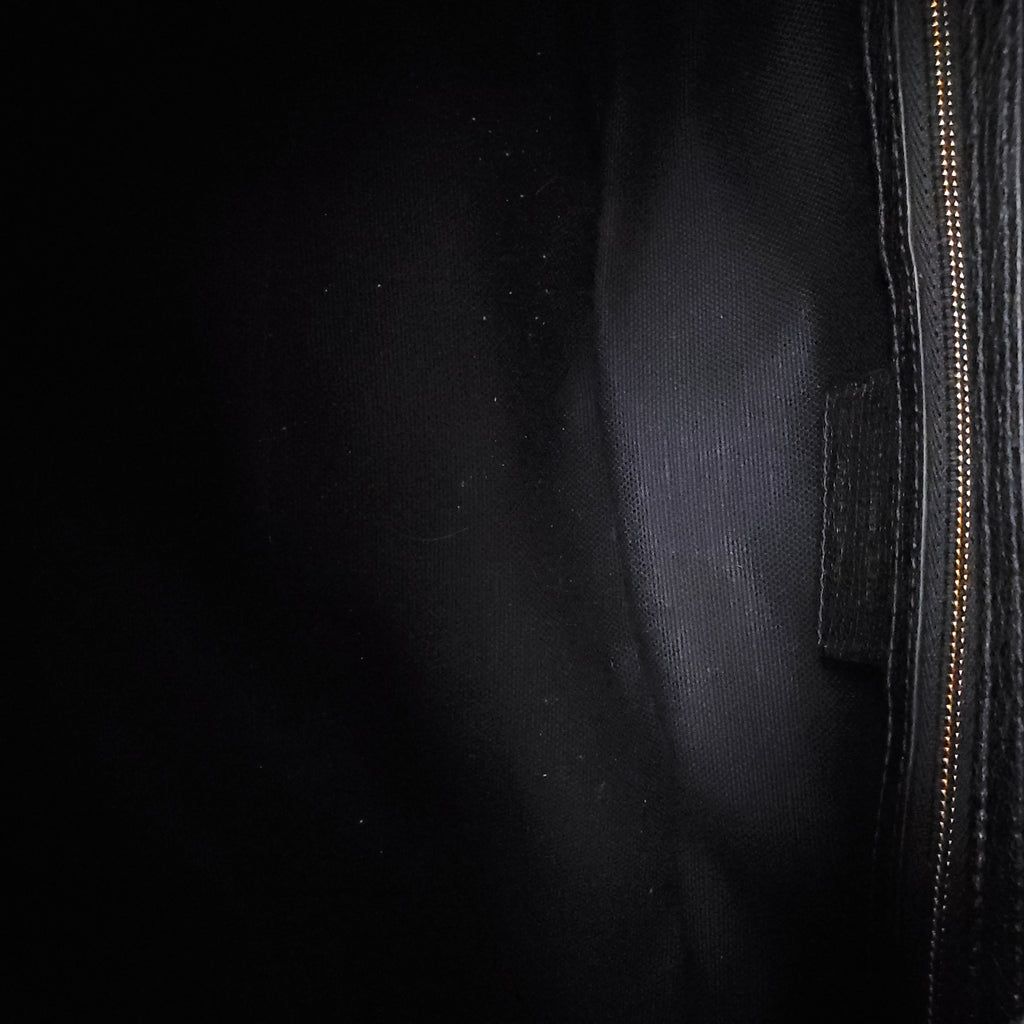 DIOR SMALL D-JOURNEY BLACK LEATHER BAG