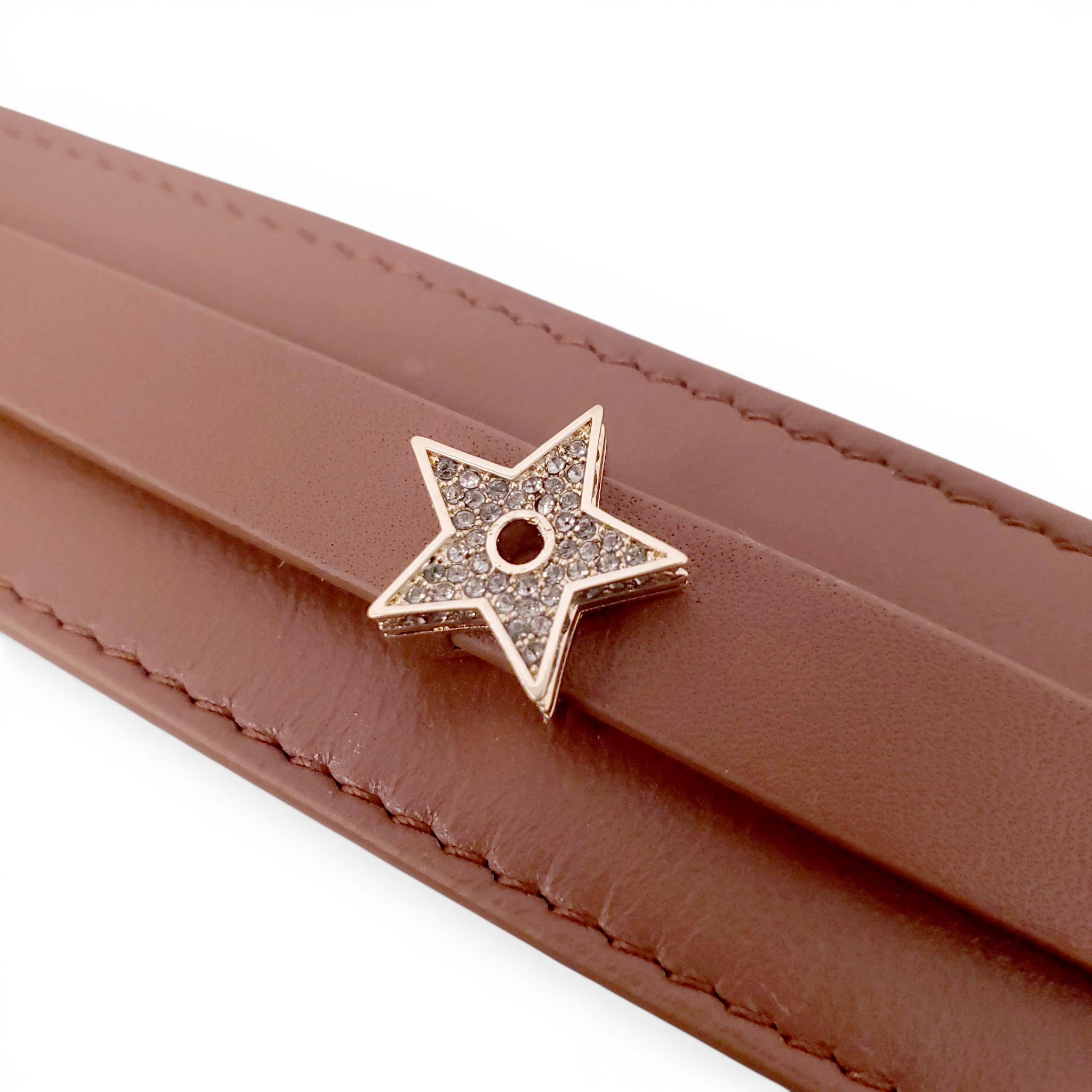 DIOR SMALL TAN LADY DIOR CANNAGE BAG