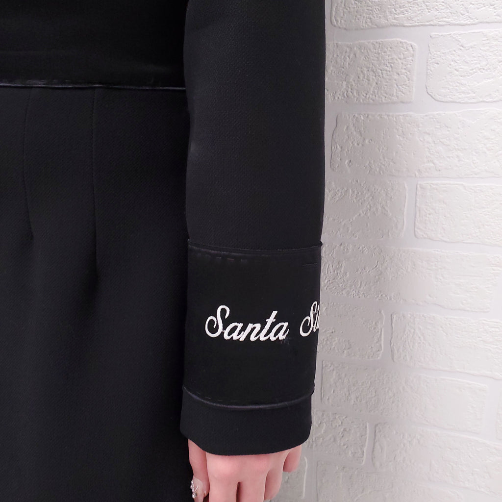 DOLCE & GABBANA BLACK 'FASHION DEVOTION' DRESS - SIZE 46