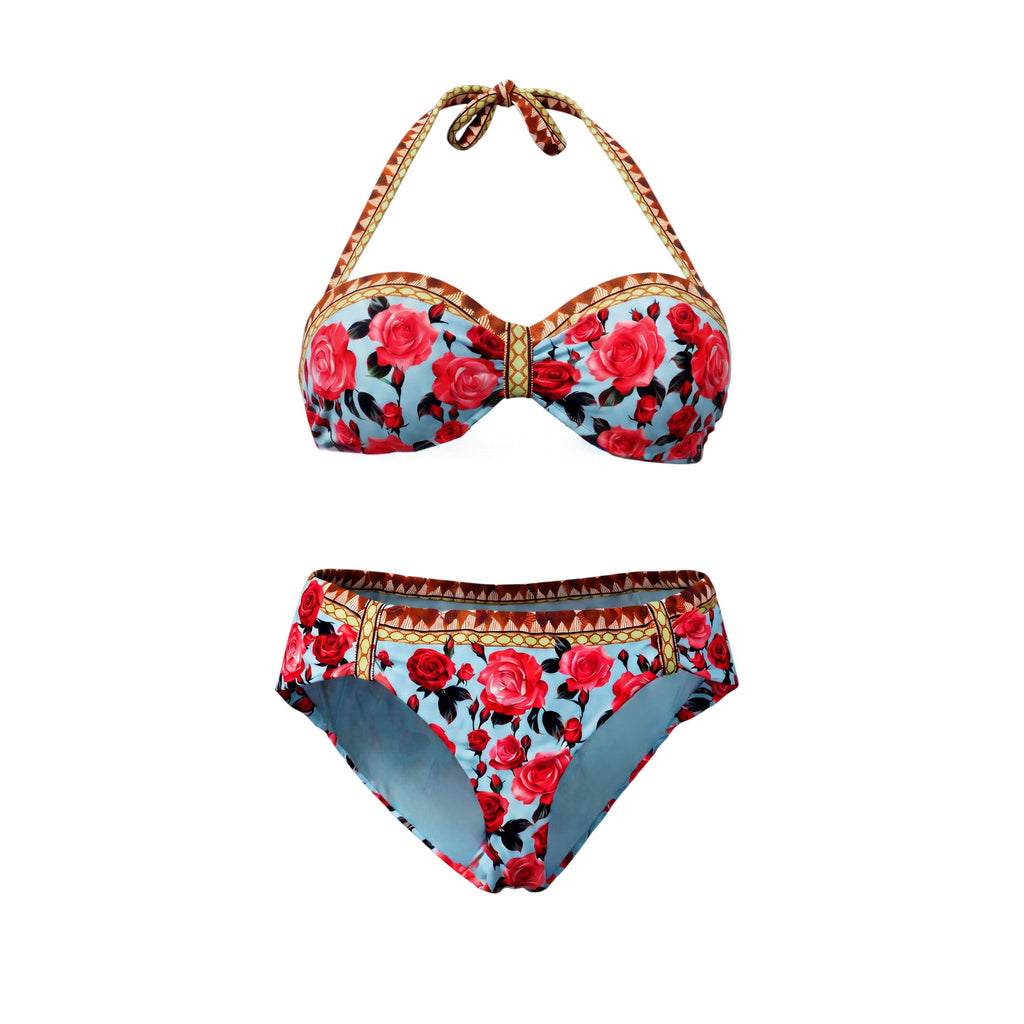 DOLCE & GABBANA FLORAL BIKINI - SIZE 5/XL