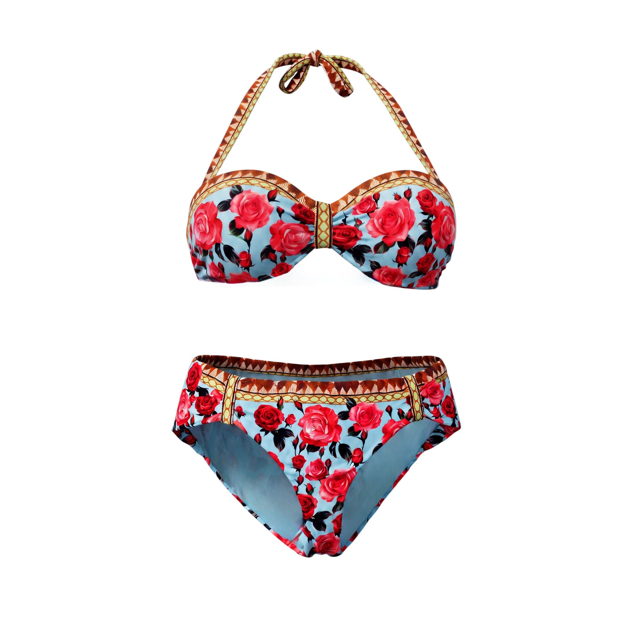 DOLCE & GABBANA FLORAL BIKINI - SIZE 5/XL