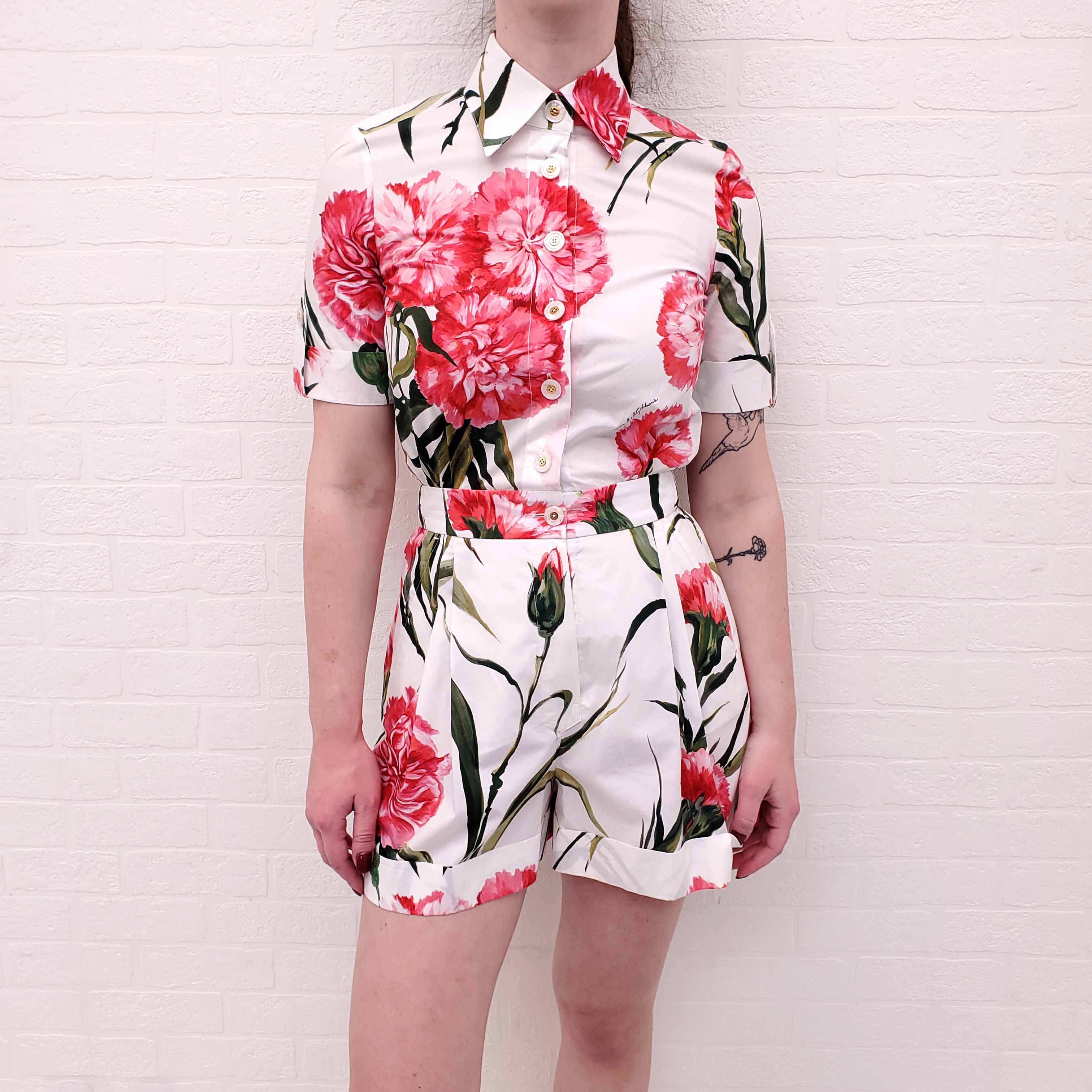 DOLCE & GABBANA FLORAL ROMPER - SIZE 36